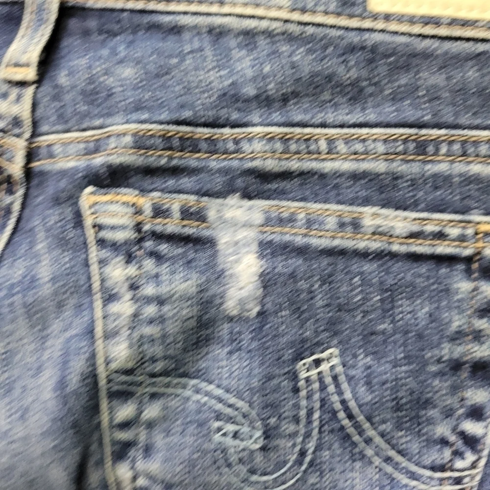 AG Adriano Goldschmeid The‎ Stilt Crop Jeans Distressed Look Size 29